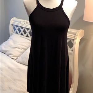 NWOT black mini dress